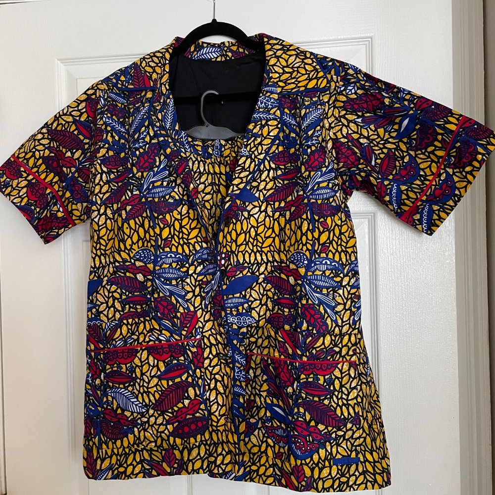 African print (ankara) coord shorts set